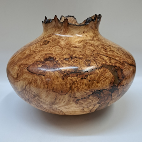 Click to view detail for JW-260 Colorado Aspen Burl Hollow Woodturning $750